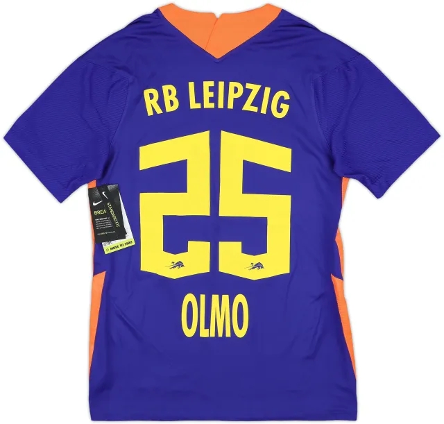 2020-21 RB Leipzig Away Shirt Olmo #25 (S)