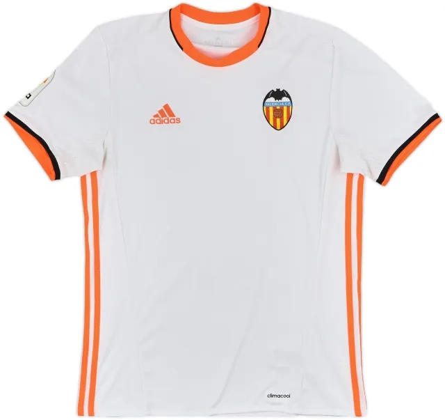 2016-17 Valencia Home Shirt - 8/10 - (M)