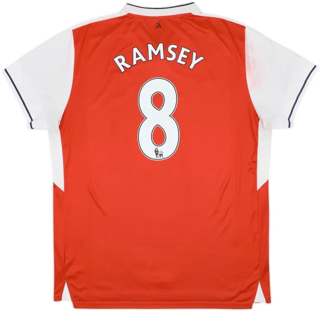 2016-17 Arsenal Home Shirt Ramsey #8 - 7/10 - (XXL)