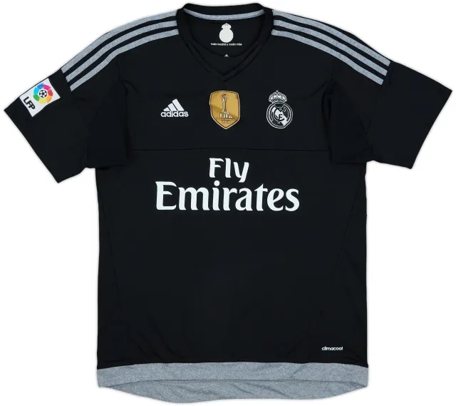 2015-16 Real Madrid GK S/S Shirt - 8/10 - (M)