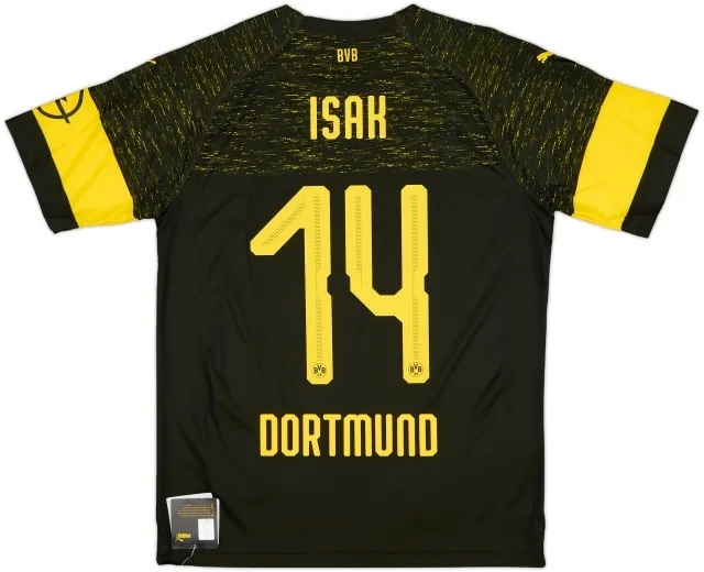2018-19 Borussia Dortmund Away Shirt Isak #14 (M)