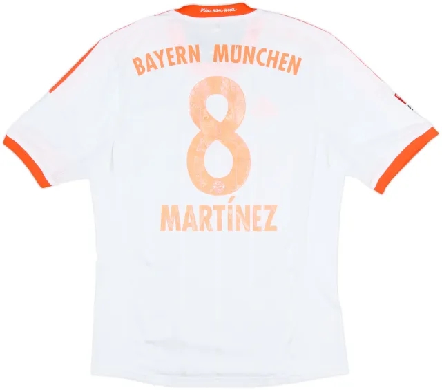 2012-13 Bayern Munich Away Shirt Martinez #8 - 5/10 - (M)