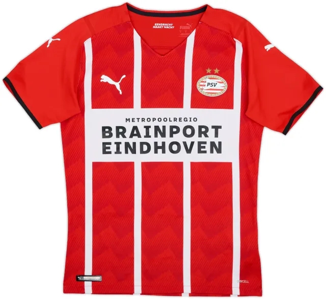 2021-22 PSV Authentic Home Shirt - 9/10 - (S)