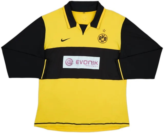 2007-08 Borussia Dortmund Player Issue Home L/S Shirt - 6/10 - (XL)