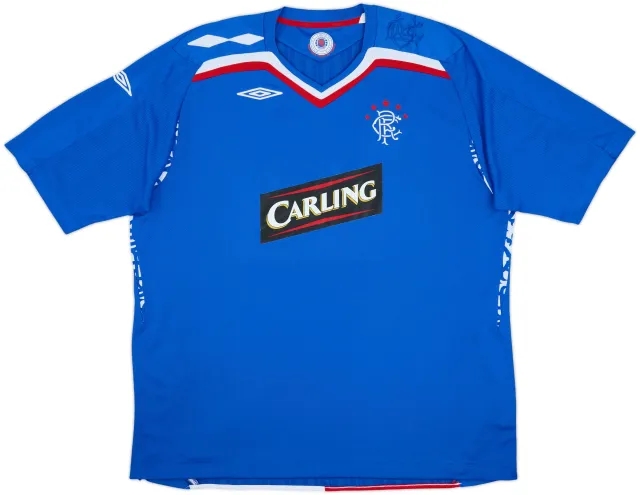 Umbro Rangers Mens SS Home Shirt 2007/08