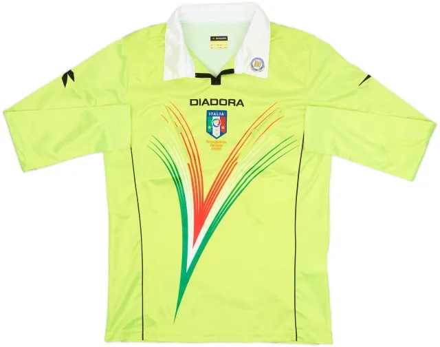 2011-12 Italy Diadora Referee L/S Shirt - 9/10 - (S)