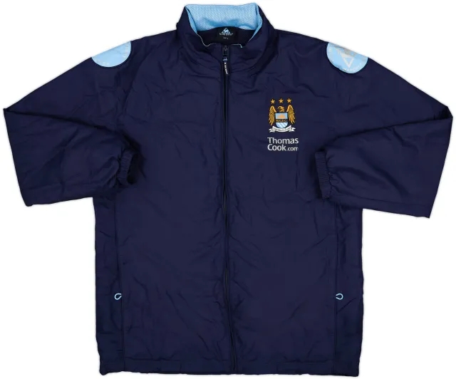 2007-09 Manchester City Le Coq Sportif Hooded Rain Jacket - 10/10 - (L)