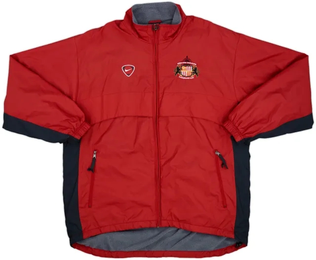 2000-01 Sunderland Nike Padded Bench Coat - 8/10 - (L)
