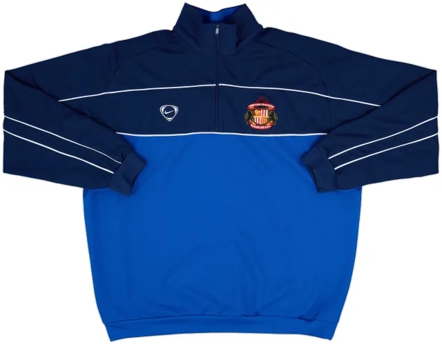 2001-02 Sunderland Nike 1/4 Zip Drill Top - 9/10 - (XL)