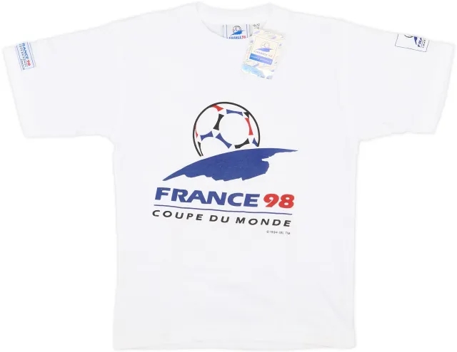 1998 France 98 Coupe du Monde Training Shirt (M.Boys)