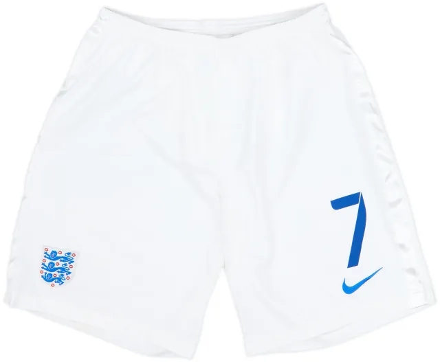 2014-15 England Player Issue Home Shorts #7 (Wilshere) - 5/10 - (L)