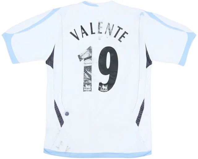 2006-07 Everton Away Shirt Valente #19 - 4/10 - (M)