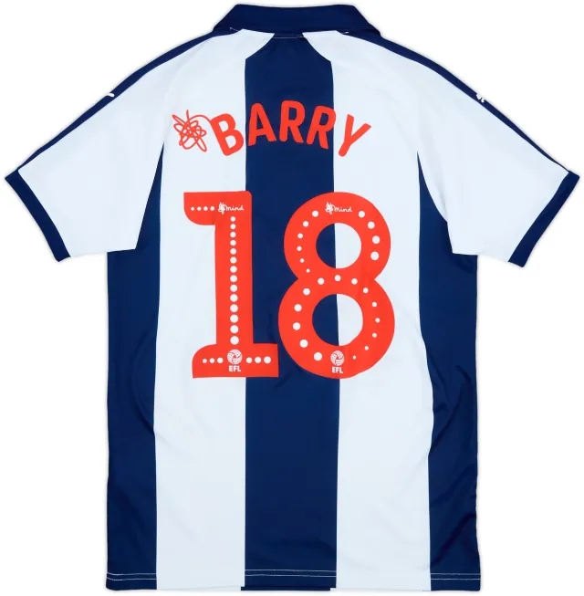 2018-19 West Brom Home Shirt Barry #18 - 10/10 - (S)