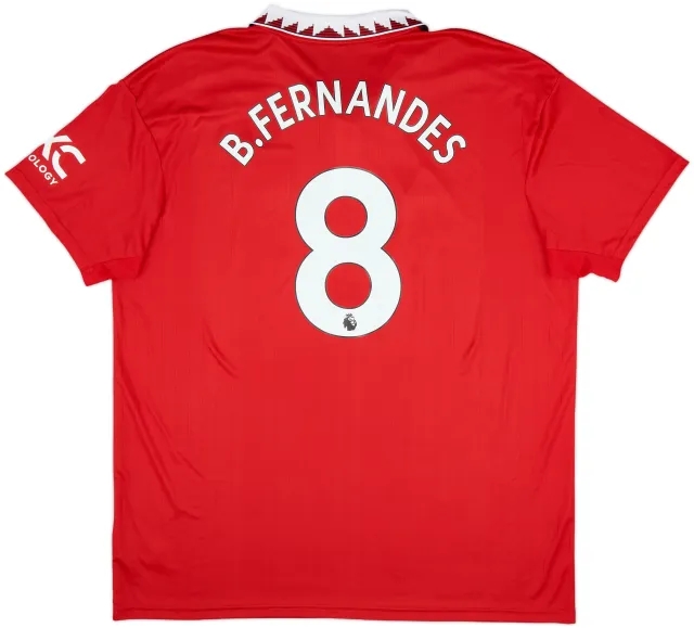 2022-23 Manchester United Home Shirt B.Fernandes #8 - 10/10 - (XXL)