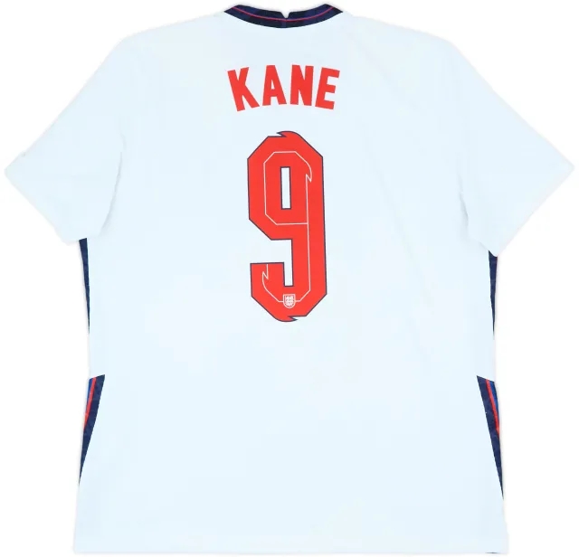 2020-22 England Authentic Home Shirt Kane #9 - 8/10 - (XL)