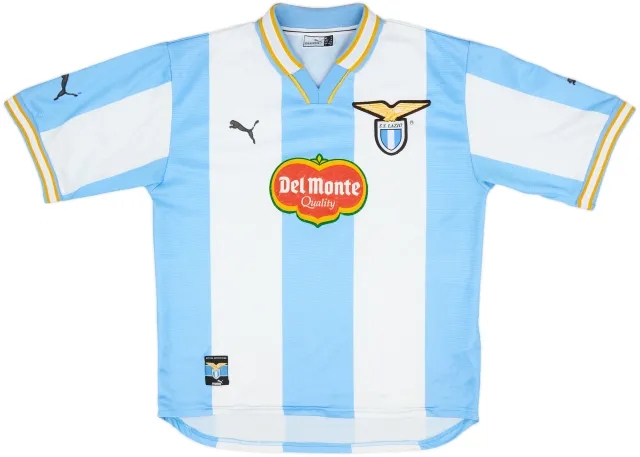 1999-00 Lazio European Home Shirt - 5/10 - (XL.Boys)