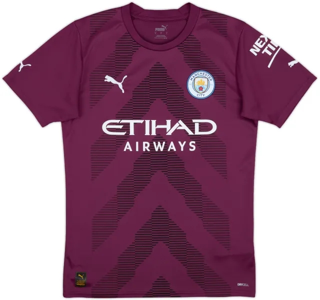 2022-23 Manchester City GK S/S Shirt - 10/10 - (S)