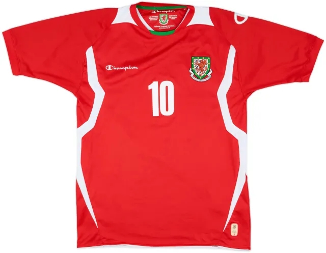 2008-10 Wales Match Issue Home Shirt #10