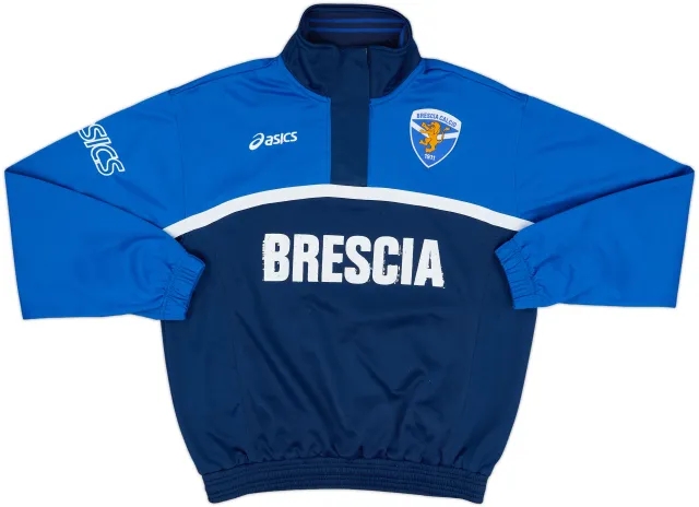 2007-08 Brescia Asics 1/4 Zip Track Jacket - 7/10 - (M)