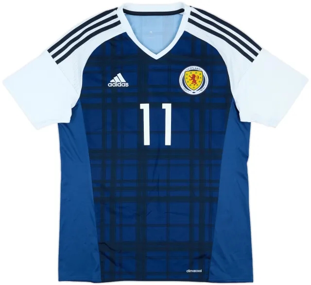 adidas Scotland Mens SS Player Issue Home Shirt 2015
