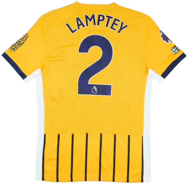 2024-25 Brighton Match Issue Away Shirt Lamptey #2