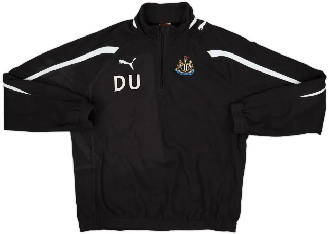2010-11 Newcastle Staff Issue Puma 1/4 Zip Fleece Top DU - 8/10 - (L)