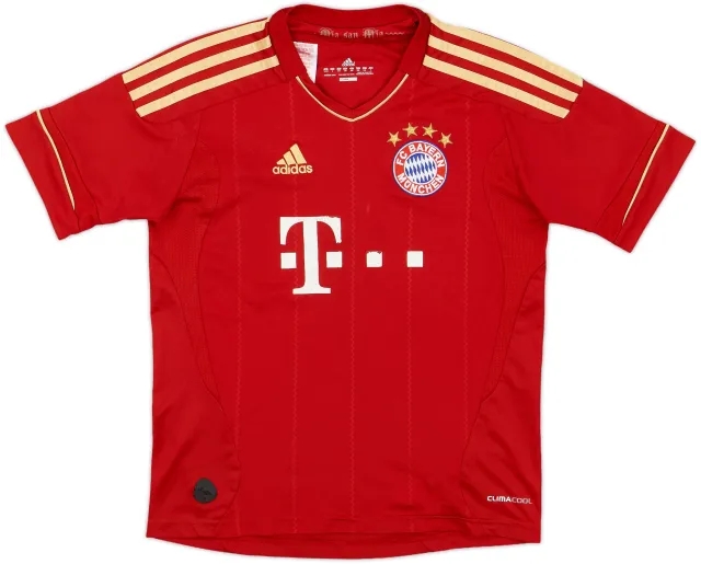 adidas Bayern Munich Boys SS Home Shirt 2011/13