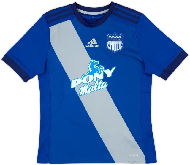 adidas Club Sport Emelec Boys SS Home Shirt 2017/18