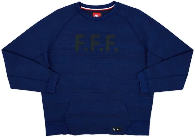 2016-17 France Nike Sweat Top - 9/10 - (XL)
