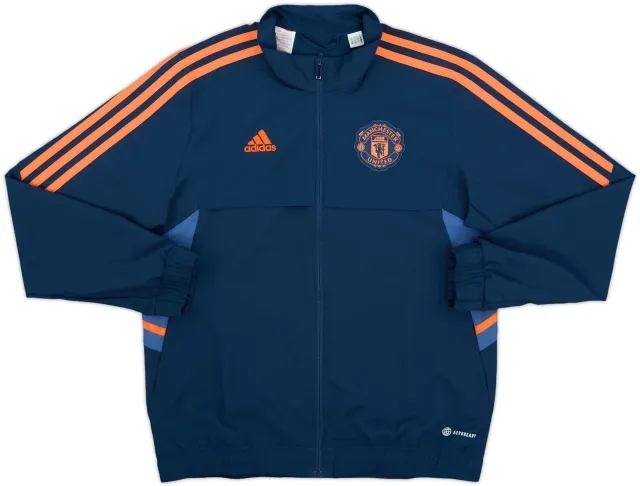 2022-23 Manchester United adidas Track Jacket - 10/10 - (M.Boys)