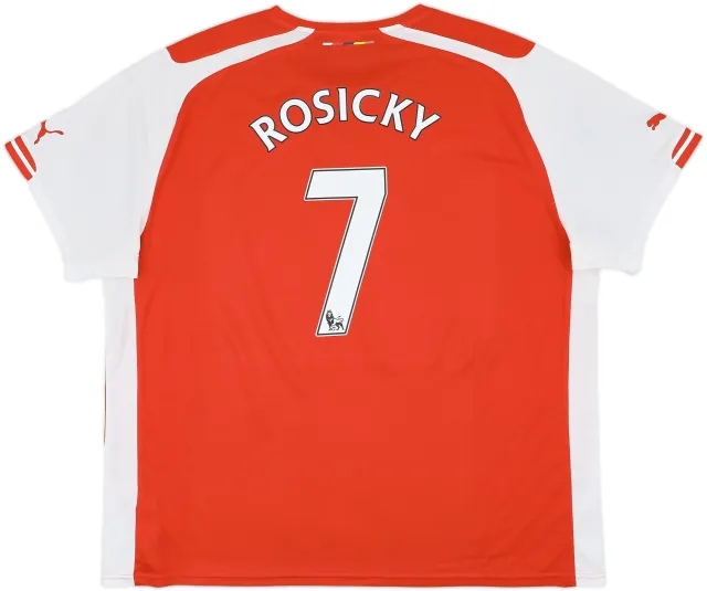 2014-15 Arsenal Home Shirt Rosicky #7 - 9/10 - (3XL)