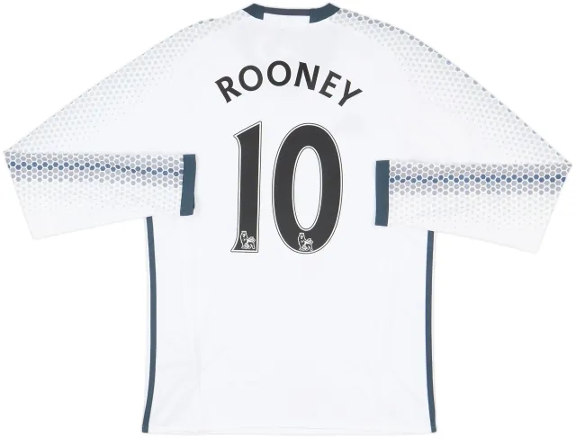 2016-17 Manchester United Third L/S Shirt Rooney #10 (M)