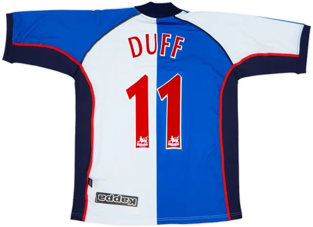 2002-03 Blackburn Home Shirt Duff #11 (XL)