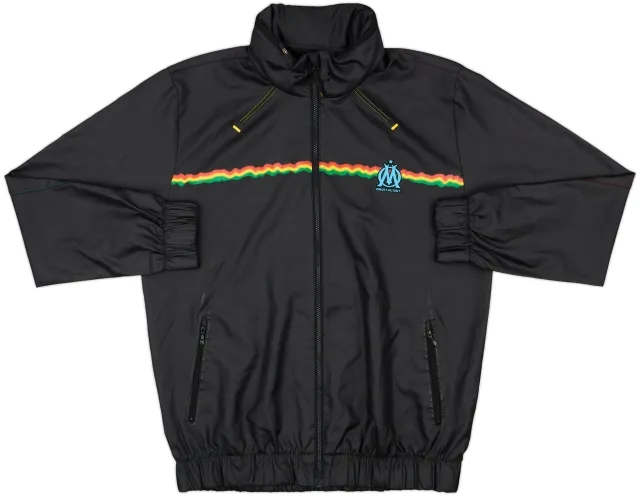 2010-11 Marseille adidas Hooded Track Jacket - 9/10 - (XL)