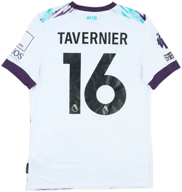 2024-25 Bournemouth Match Issue Away Shirt Tavernier #16
