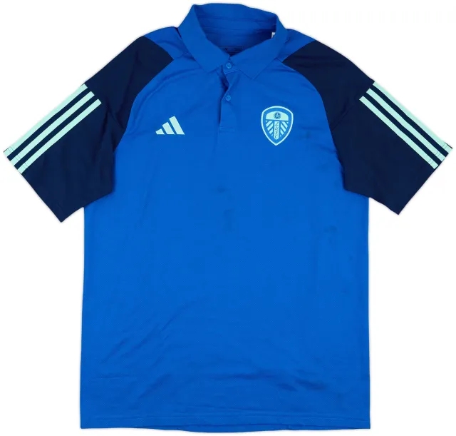 2023-24 Leeds United adidas Polo Shirt - 5/10 - (M)