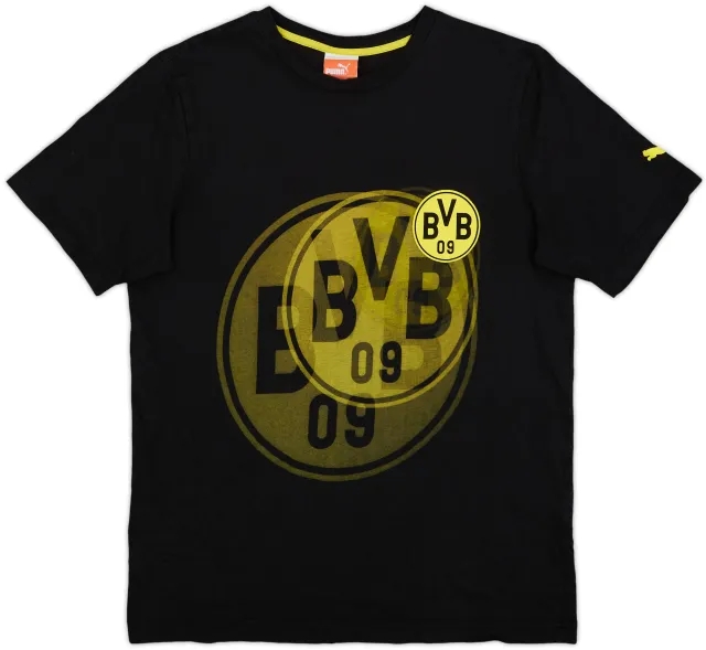 2016-17 Borussia Dortmund Puma Graphic Tee - 9/10 - (XL.Boys)