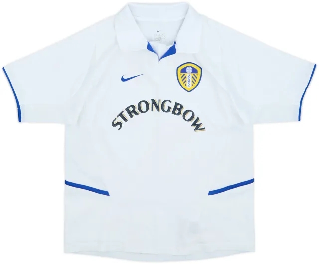 2002-03 Leeds United Home Shirt - 7/10 - (M.Boys)