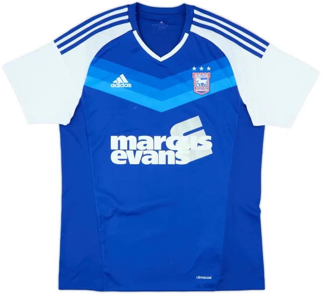 2016-17 Ipswich Home Shirt - 6/10 - (L)