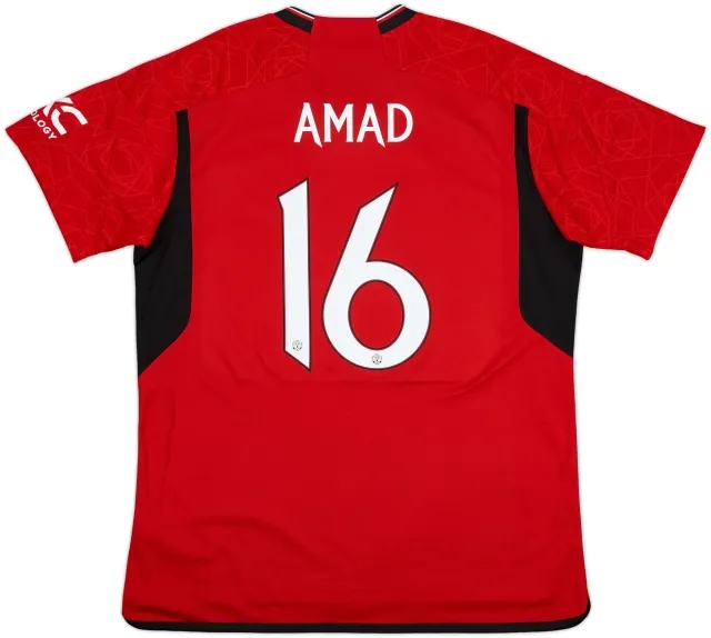2023-24 Manchester United Home Shirt Amad #16 - 10/10 - (XL)