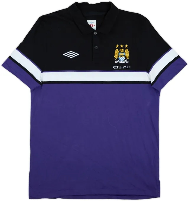 2010-11 Manchester City Umbro Polo Shirt - 8/10 - (XL)