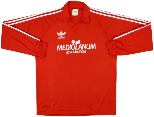 1990-91 AC Milan adidas Training L/S Shirt - 7/10 - (XL)