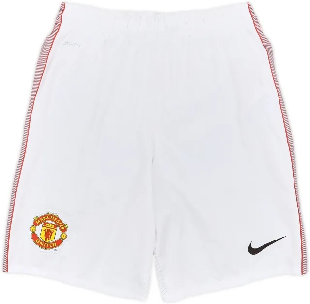 2012-13 Manchester United Home Shorts - 7/10 - (L.Boys)