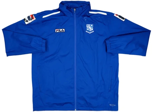 2012-14 Tranmere Rovers Fila Hooded Rain Jacket - 5/10 - (XL)