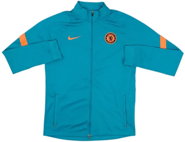 2021-22 Chelsea adidas Track Jacket - 9/10 - (XL.Boys)