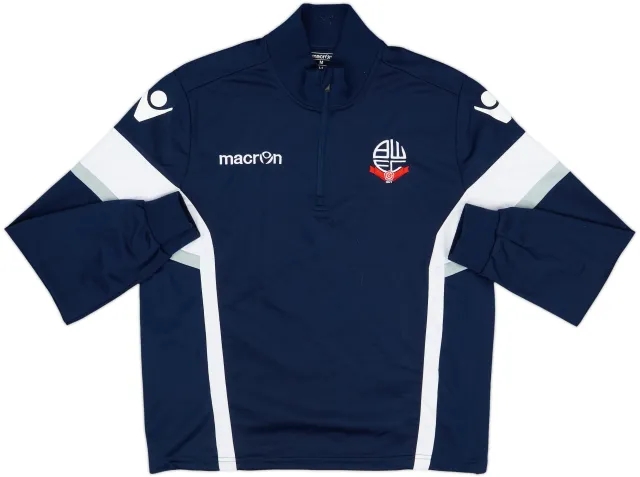 2018-19 Bolton Macron 1/4 Zip Drill Top - 6/10 - (M)