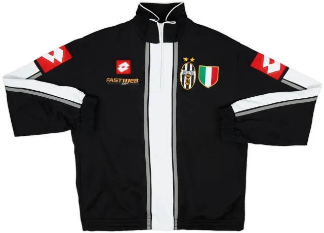 2001-02 Juventus Lotto 1/4 Zip Drill Top - 9/10 - (S)