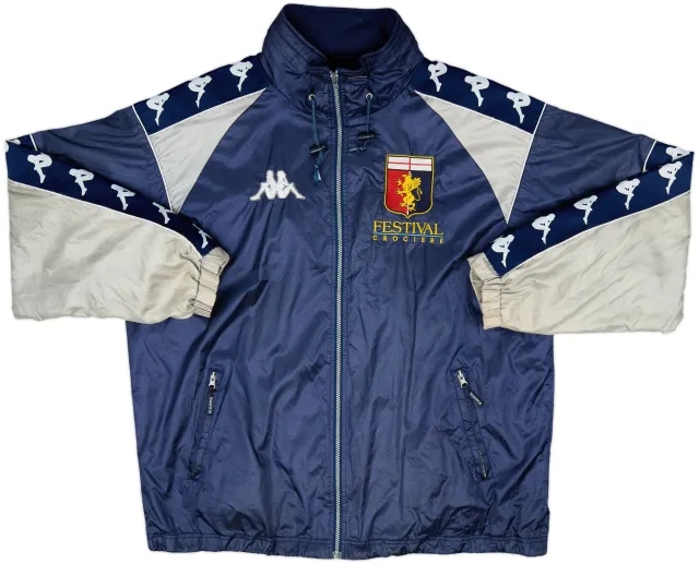 1998-01 Genoa Kappa Hooded Rain Coat - 8/10 - (XL)