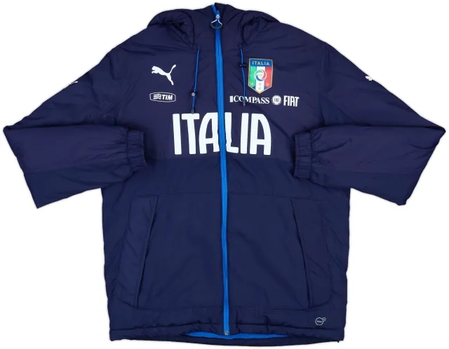 2014-16 Italy Puma Padded Bench Coat - 8/10 - (M)