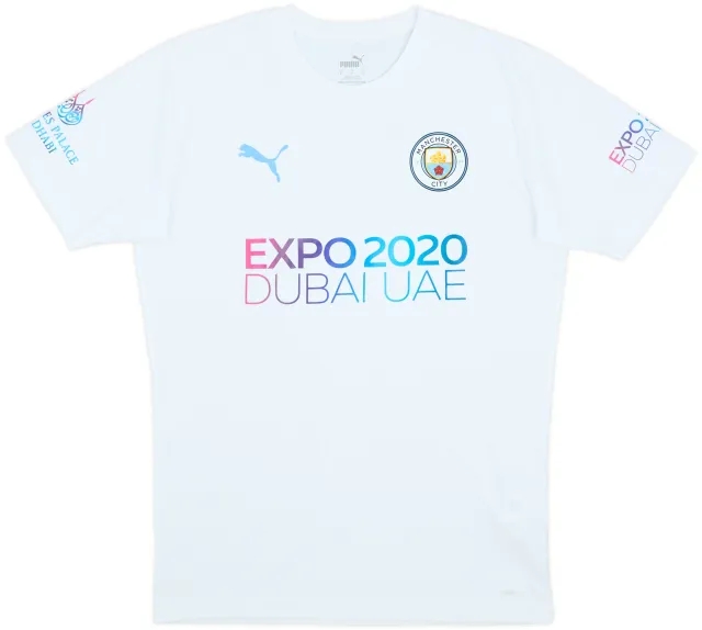 2020-21 Manchester City Puma Training Shirt - 10/10 - (S)